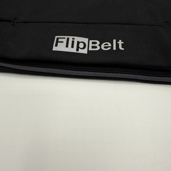 Flip Belt Classic Running Belt Unisex Large Black Exercise Waist Pouch No Bounce - Picture 4 of 6